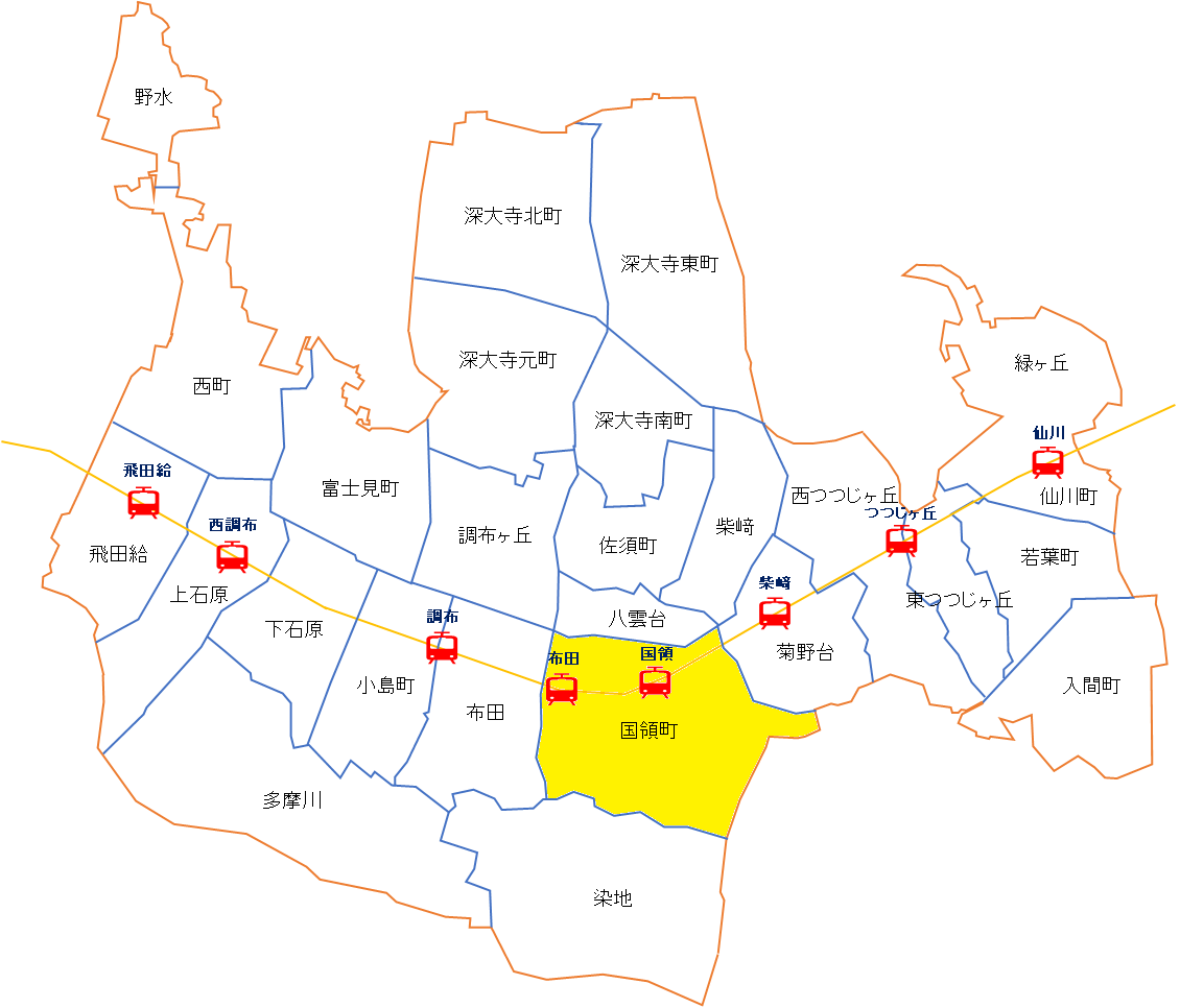 くすのき二葉会活動範囲