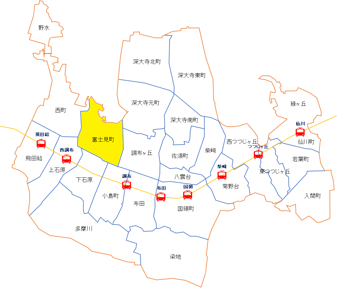 はなみずきの会活動範囲