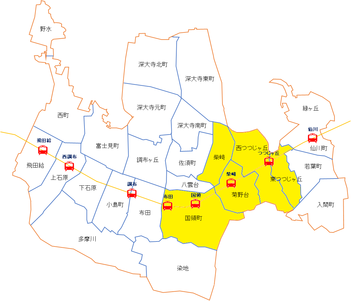 神代クラブ活動範囲